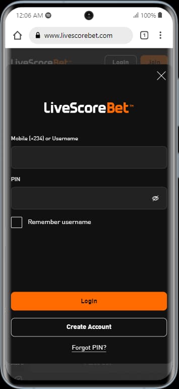 Livescorebet withdrawal