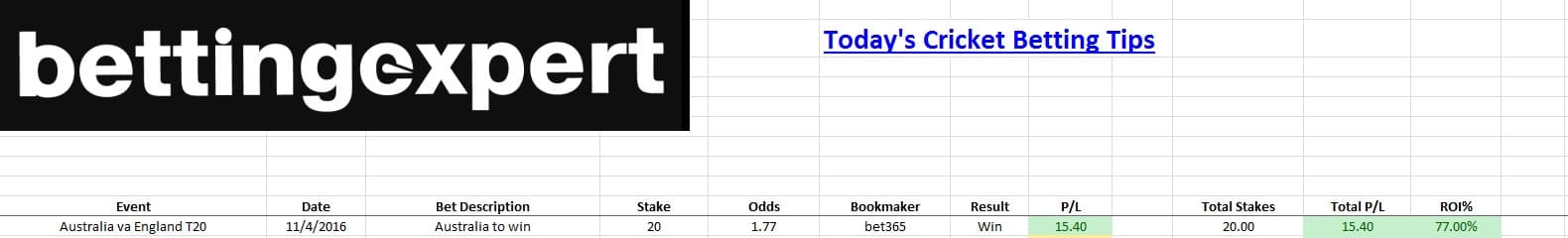 cricket betting spreadsheet